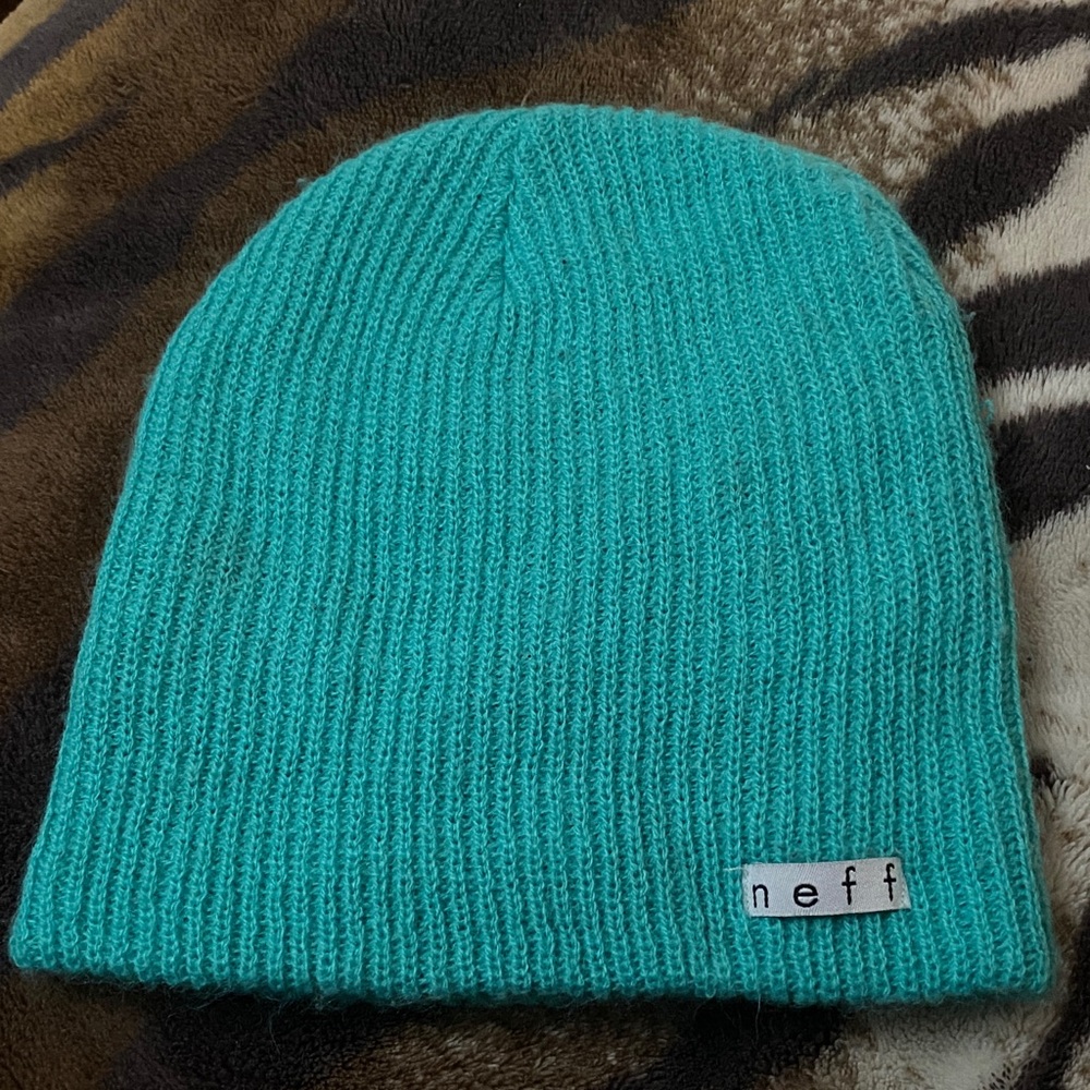 Neff Teal Knit Hat